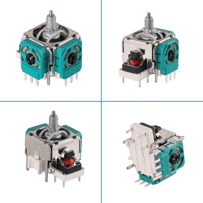 Veanic 4-Pack Analog Joystick Replacement for Xbox Elite Wireless Controller Series 2, Thumb Sticks Drift Fixing Parts with Repair Tools Kit, T6 T8 T10 Screwdriver - Image 4